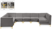 Load image into Gallery viewer, Alina - 8 Piece Velvet Modular Sectional
