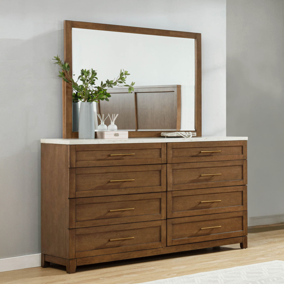 Devonshire - Mirror - Cognac