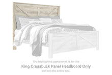 Load image into Gallery viewer, Bellaby - King Crossbuck Panel HDBD - Whitewash
