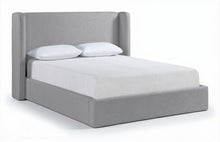 Load image into Gallery viewer, Kendall - Linen Textured Fabric Upholstered Bed

