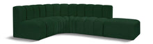 Load image into Gallery viewer, Arc - Boucle Fabric 5 Piece Corner Modular Sofa
