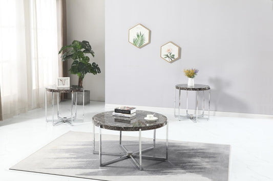 T270 - Table Set (Set of 3) - Brown