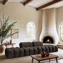 Load image into Gallery viewer, Ames - 4 Piece Boucle Upholstered Modular Sofa With 2 Backless Seats
