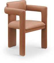 Load image into Gallery viewer, Brenda - Faux Leather Dining Chair (Set of 2) - Cognac
