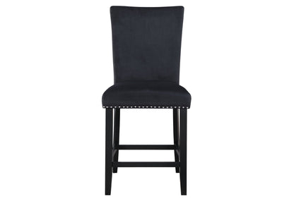D04 - 5 Piece Dining Room Set (Bar Table And Four Bar Stools) - Black