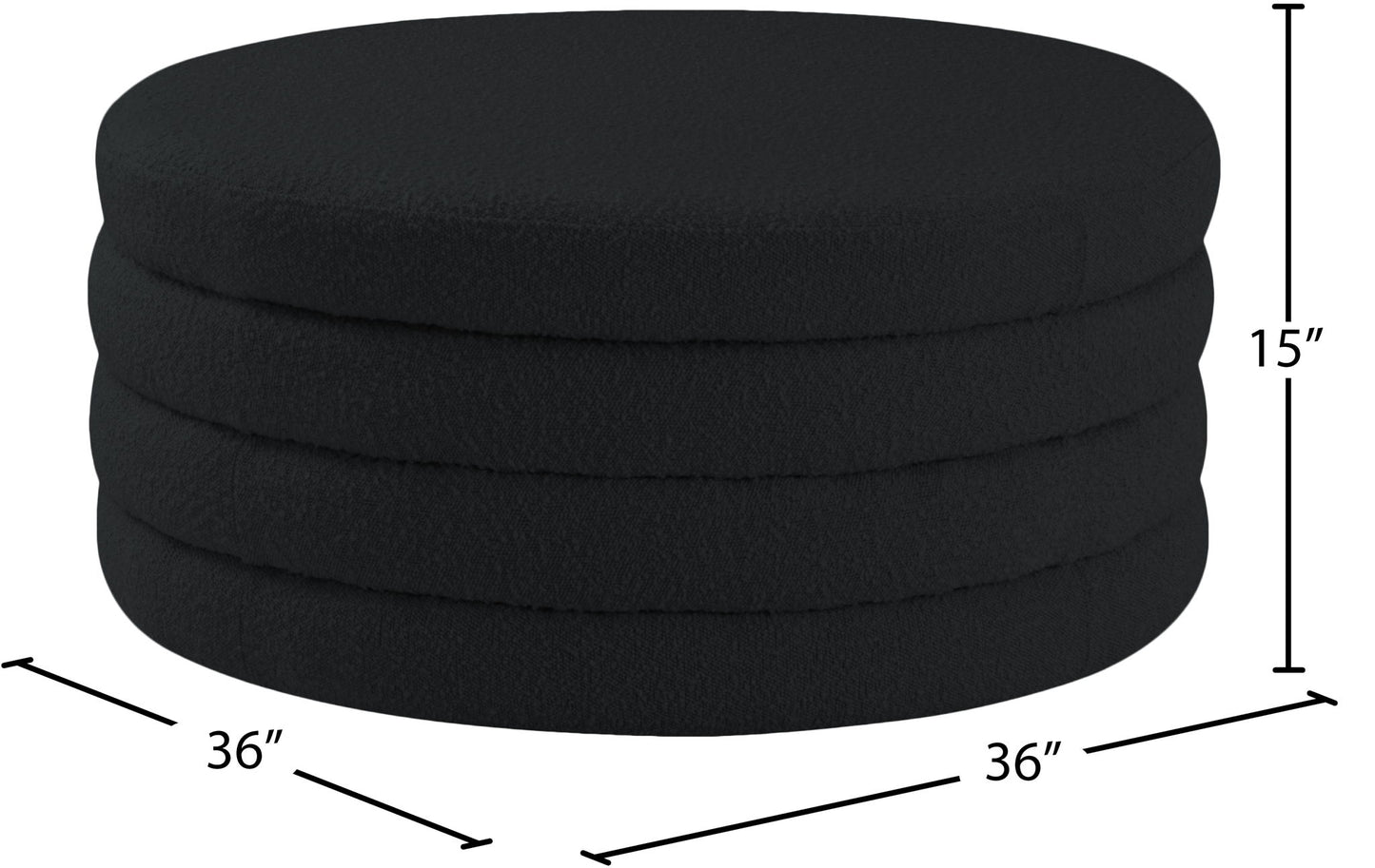 Aphia - Ottoman, Coffee Table
