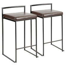 Load image into Gallery viewer, Fuji - Contemporary Style Stackable Counter Stool
