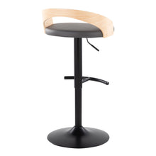 Load image into Gallery viewer, Grotto - Contemporary Adjustable Barstool With Swivel &amp; Rounded T Footrest (Set of 2)
