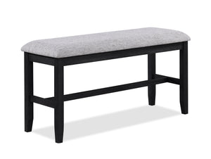 BUFORD CNTR HT BENCH LIGHT GREY