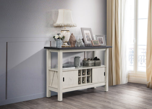 MARIBELLE SERVER CHALK WARM GREY - Ego Home Furniture