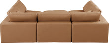 Load image into Gallery viewer, Comfy - 6 Piece Faux Leather Sectional
