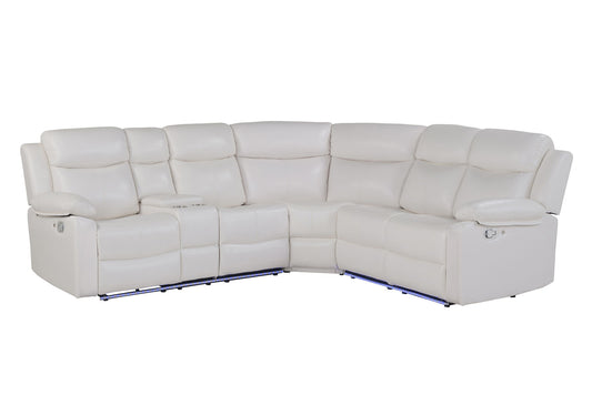 U6026 - Right Arm Facing Sectional - White