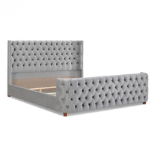 Load image into Gallery viewer, Brooklyn - Tufted Panel Bed Headboard And Footboard Set
