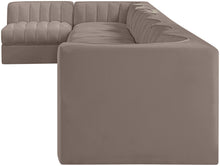 Load image into Gallery viewer, Rummi - Velvet Performance Fabric Upholstered 8 Piece Modular Sectional, L-Shaped (Right)

