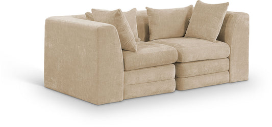 Stellar - 2 Piece 76" Upholstered Modular Loveseat