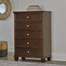 Load image into Gallery viewer, Danabrin - Five Drawer Chest - Brown
