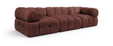 Load image into Gallery viewer, Orin - Velvet Performance Fabric Upholstered 3 Piece Modular Sofa
