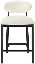 Load image into Gallery viewer, Riccio - Faux Leather Stool - Black Frame

