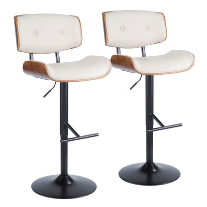 Lombardi - Mid Century Modern Adjustable Barstool - Ego Home Furniture
