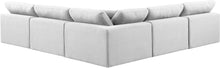 Load image into Gallery viewer, Comfy - 5 Piece Linen Modular Corner Armless Sectional
