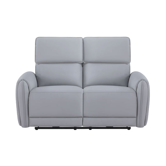Jeromie - Power Motion Loveseat With USB Port - Gray