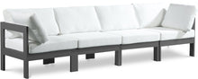 Load image into Gallery viewer, Nizuc - Outdoor Patio 4 Seat Modular Sofa With Gray Frame
