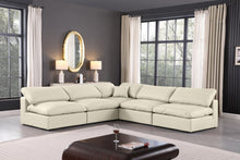 Load image into Gallery viewer, Comfy - 5 Piece Faux Leather Modular Corner Armless Sectional
