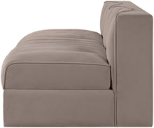 Load image into Gallery viewer, Rummi - Velvet Performance Fabric Upholstered 2 Piece Modular Armless Loveseat
