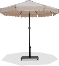 Load image into Gallery viewer, Amalfi - Aluminum Patio Umbrella - Black Base / Black Pole
