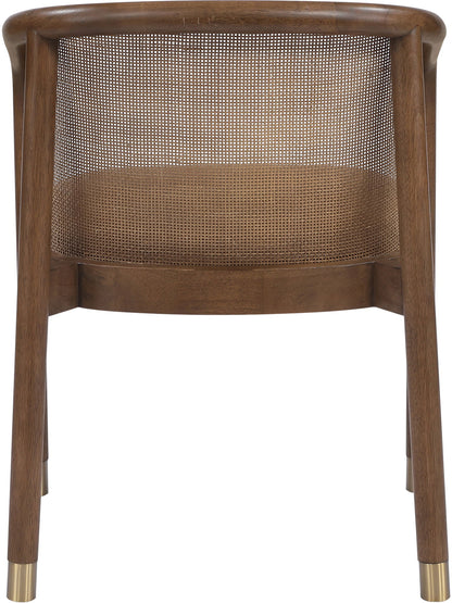 Sylvan - Vegan Leather Dining Chair (Set of 2) - Brown Frame
