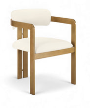 Load image into Gallery viewer, Aurum - Vegan Leather Upholstered Dining Chair With Brushed Brass Base (Set of 2)
