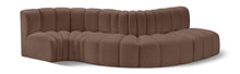 Load image into Gallery viewer, Arc - Faux Leather 5 Piece Modular Sofa
