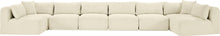 Load image into Gallery viewer, Shaggy - 8 Piece Modular U-Shaped Armless Sectional
