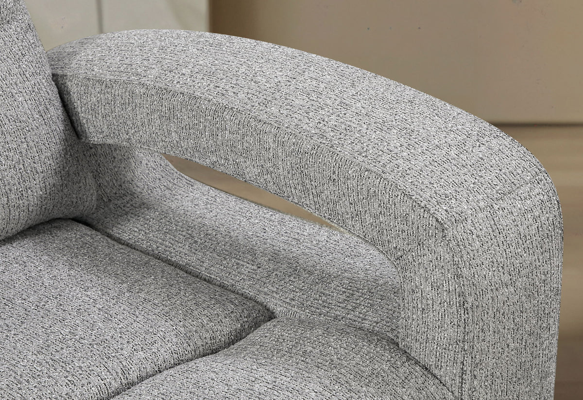 U6611 - Power Reclining Sofa With LED - Dark Gray