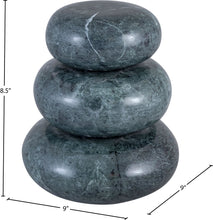 Load image into Gallery viewer, Pumpkin - 3 Piece Marble Decorative Object
