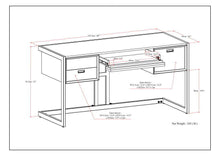 Load image into Gallery viewer, Hampden - Desk - Weathered Gray
