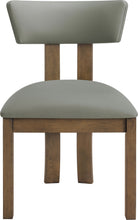 Load image into Gallery viewer, Lavrin - Vegan Leather Upholstered Dining Side Chair (Set of 2) - Walnut Base
