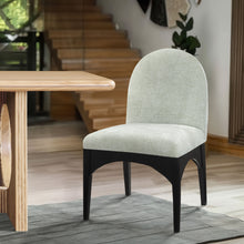 Load image into Gallery viewer, Waldorf - Chenille Dining Side Chair With Black Legs

