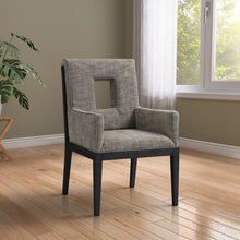 Load image into Gallery viewer, Gwendolyn - Dining Arm Chair With Black Frame
