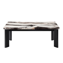 Load image into Gallery viewer, Strata - Faux Marble 3 Piece Occasional Set (1 Coffee &amp; 2 End Tables) - Black / White
