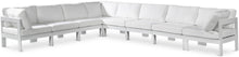 Load image into Gallery viewer, Nizuc - Outdoor Patio 8 Piece Modular Sectional With White Frame
