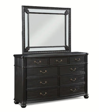 Load image into Gallery viewer, Crown Mark Furniture Kingsbury Dresser Mirror in Black
