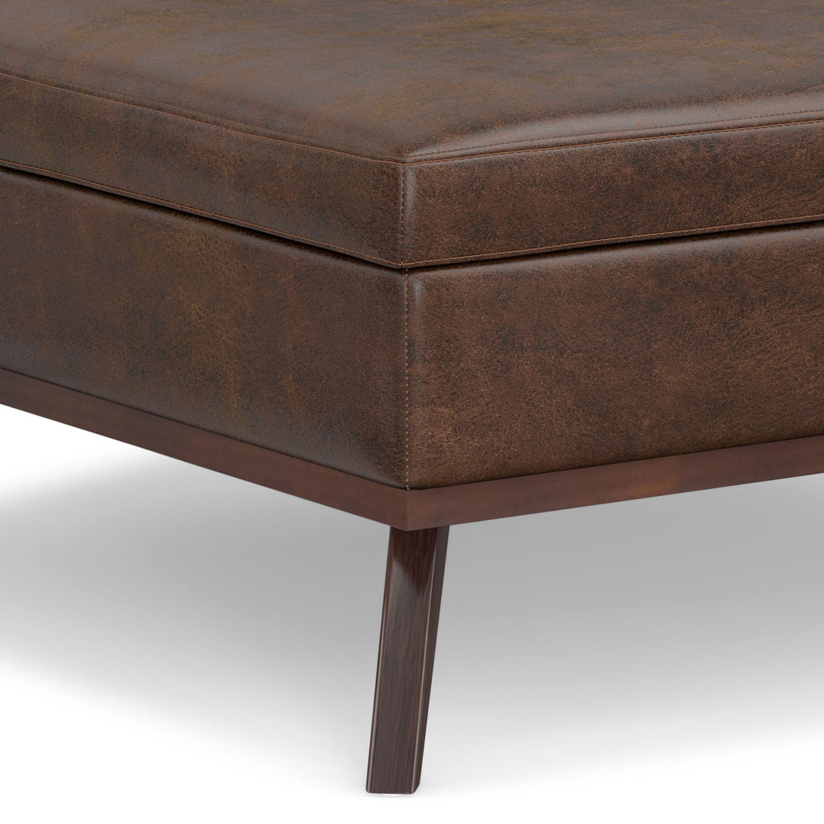 Owen - Multifunctional Square Coffee Table Storage Ottoman - Ego Home Furniture
