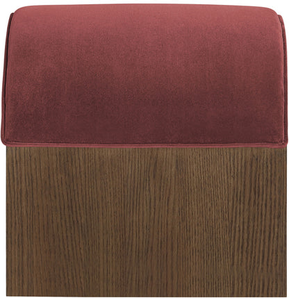 Sable - Velvet Performance Fabric Upholstered Bench