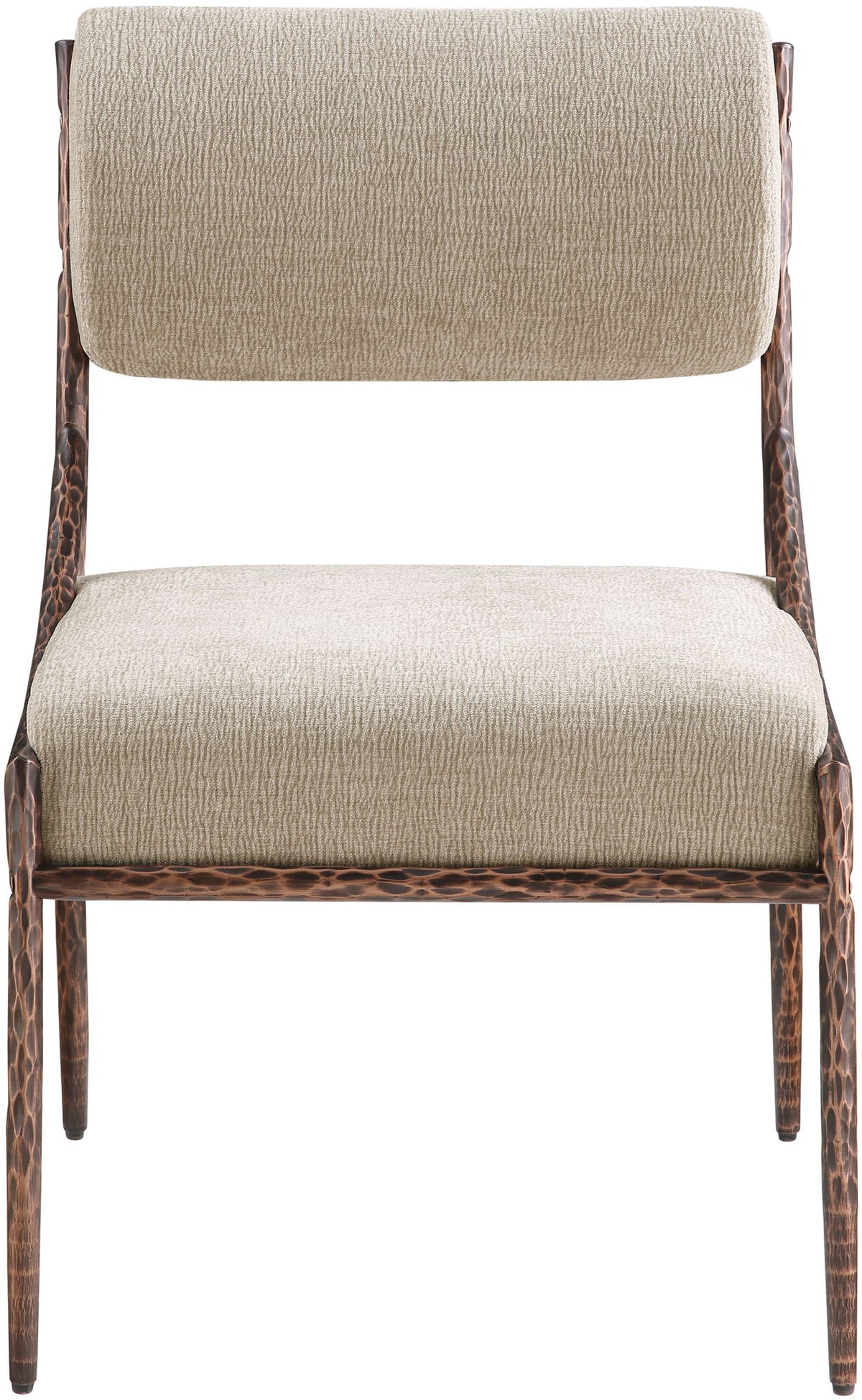 Bastille - Upholstered Dining Side Chair (Set of 2) - Bronze Frame