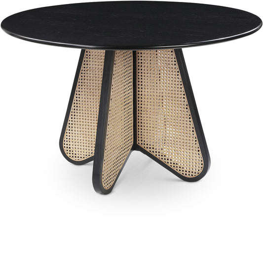 Butterfly - Solid Wood And Natural Cane Table