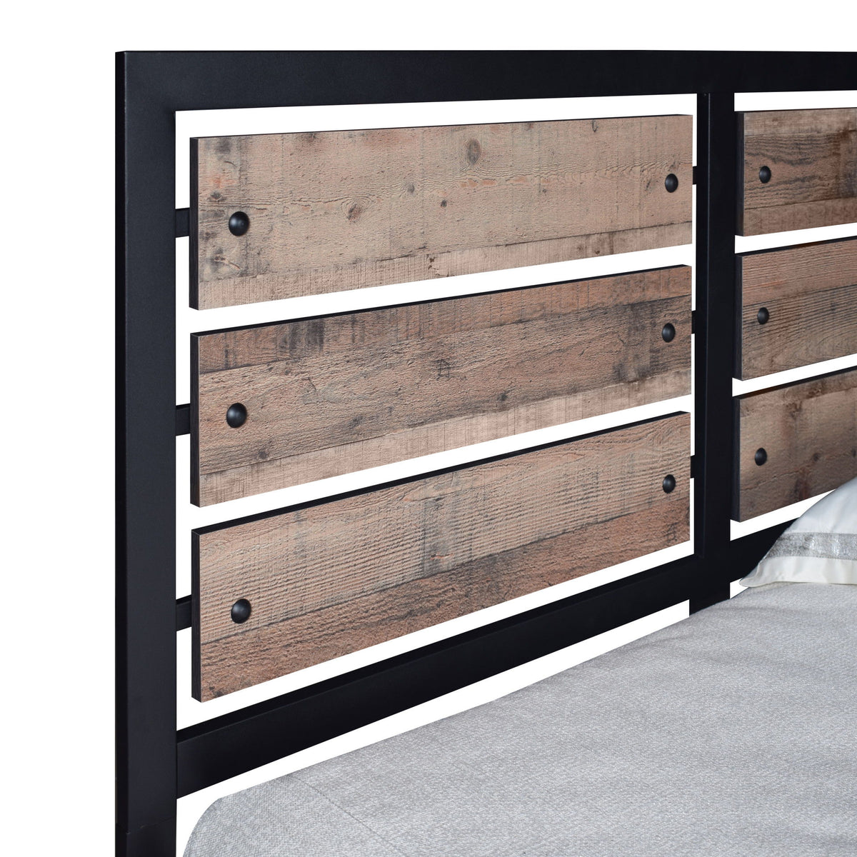 Elk River - 4/6 Full Headboard, Footboard & Slats - Rustic