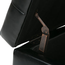 Load image into Gallery viewer, Cosmopolitan - Storage Ottoman - Midnight Black
