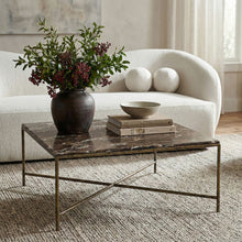Load image into Gallery viewer, Valen - Marble And Iron Table
