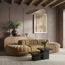 Load image into Gallery viewer, Rummi - Oval Velvet Performance Fabric Upholstered 8 Piece Modular Sectional
